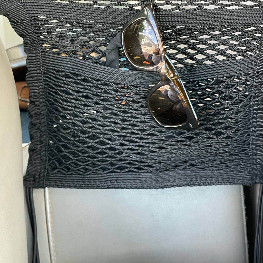 Black Mesh Car Organizer